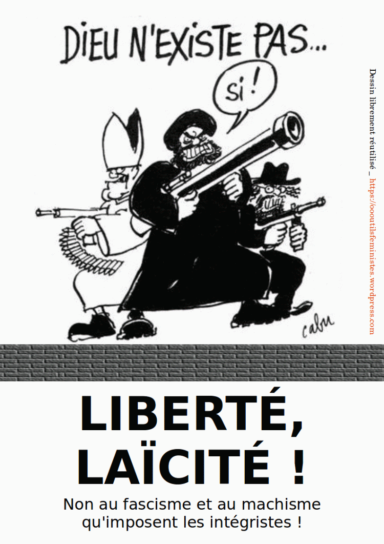 Affiche Liberté laïcité !